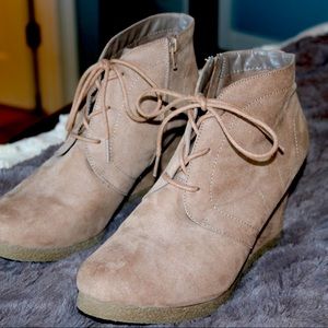 Tan Booties Size 11